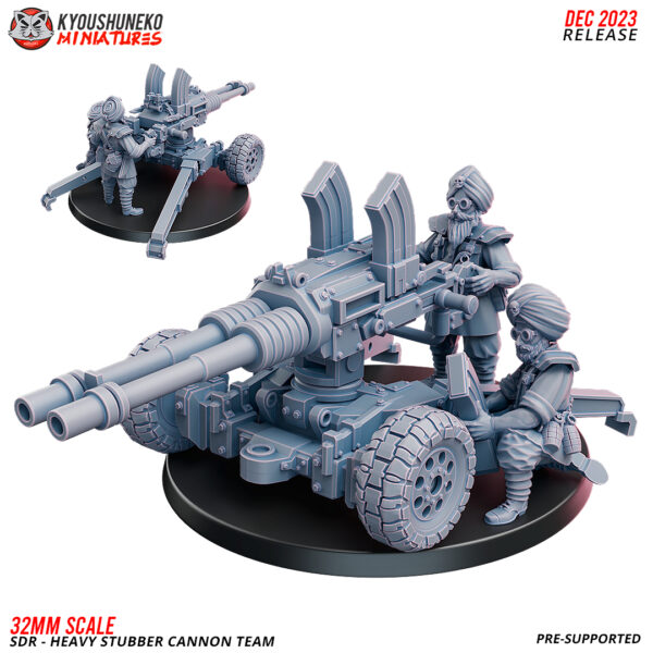 SDR Heavy Bolt Cannon Artillery Team - x1