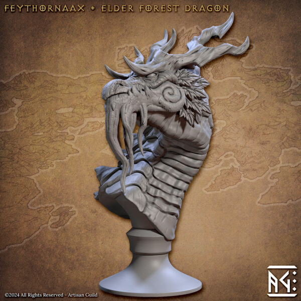 Epic Boss Bust: Feythornaax – Elder Forest Dragon - x1