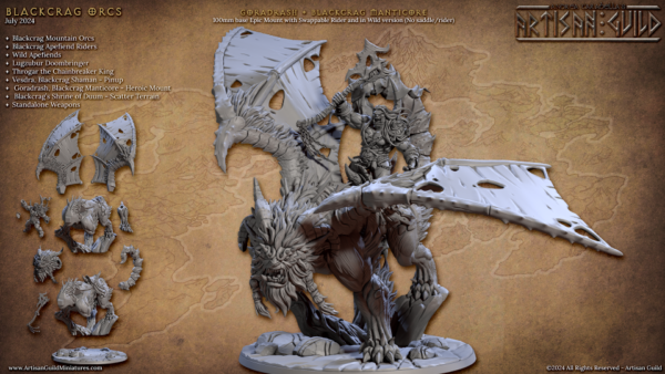 Goradrash - Blackcrag Manticore - x1