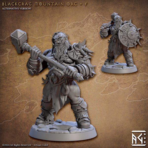 Blackcrag Mountain Orc - F - x1