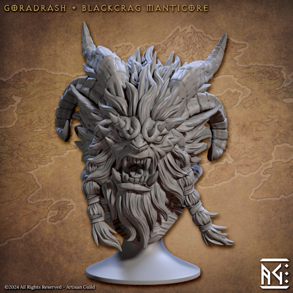 da25e715089b4382c4747c1932f99249-2.png BUST - Goradrash - Blackcrag Manticore - x1