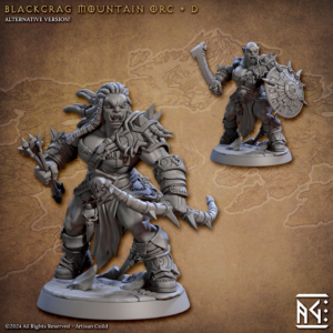 Blackcrag Mountain Orc - D - x1