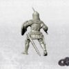 Black Prince on Foot with crowned bascinet - x1