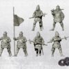 Knights with poleaxe - x1