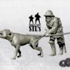 English Yeoman with warhound - x2