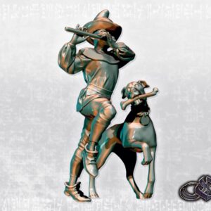 Flute Kid and his Dog