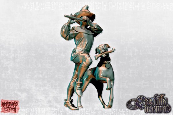 Flute Kid and his Dog