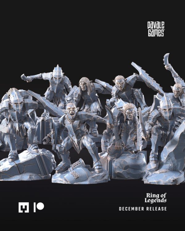 1b1d99dae6d0452381deae9cf6914ead.jpg Goblins of the cave - Warriors with sword and shield - 10x