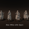 Elven Militia With Spears x4