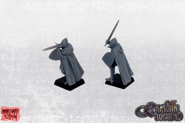 Late Crusader Knights on Foot - x5
