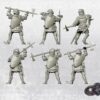 Men at arms with poleaxes - x1