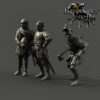 Bertrand du Guesclin and squire - 3x