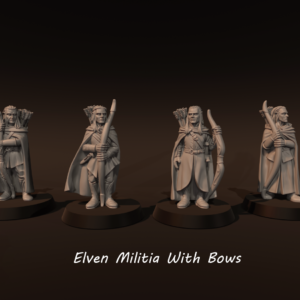 Elven Militia With Bows - x1