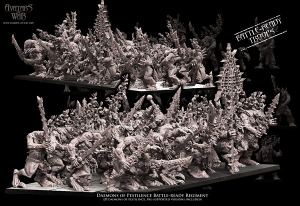 417a977020c3ce59d8d7aee828ac4bdf.jpg Daemons of Pestilence Battle-Ready regiment - 1x