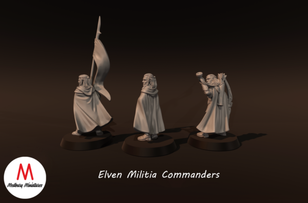 Elven Militia With Bows - x3