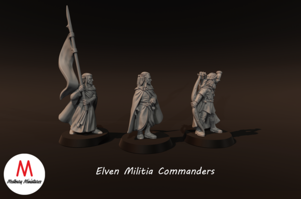 Elven Militia With Bows - x3