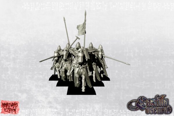 Late Crusader Knights on Horse - x10