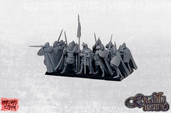 Late Crusader Knights on Foot - x1