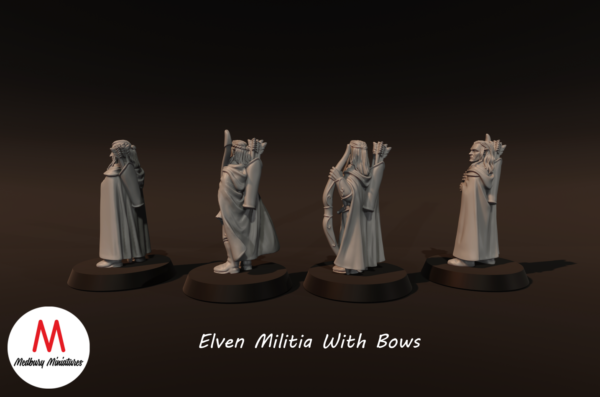 Elven Militia With Bows - x1