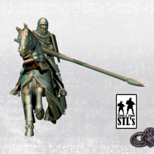 German Knight on Horse - x1