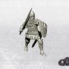 Black Prince on Foot with crowned bascinet - x1