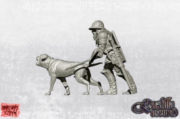 English Yeoman with warhound - x2