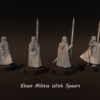 Elven Militia With Spears x4