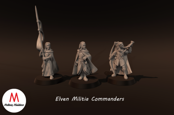 Elven Militia With Bows - x3