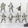 Knights with poleaxe - x10