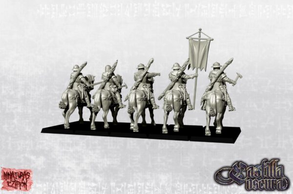 Yeomen on horse with Bows - x1