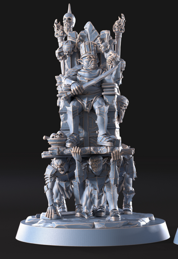 Gruluk the Big: King of the cave - 1x - mounted