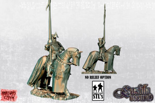 Bertrand du Guesclin on Horse - x1