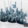 Black Grail Knights on horse - x1