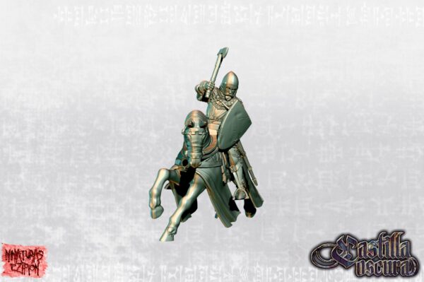 Radu I of Basarab, Voivod of Wallacchia on horse - x3