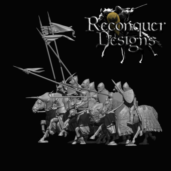 14th Century (later) Men at Arms - 1x