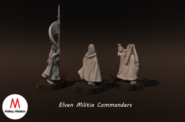 Elven Militia With Bows - x3