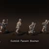Scottish Peasant Bowmen - x1
