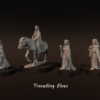 Travelling Elf Mounted - x1