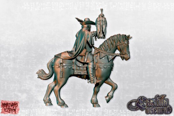 Nobleman Falconer on Horse - x1