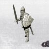 Black Prince on Foot with crowned bascinet - x1