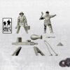 Pot-de-fer - Primitive Western Cannon - x1 + Crew - x2