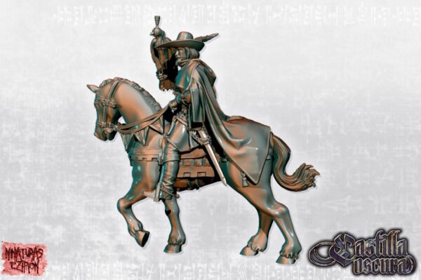 Nobleman Falconer on Horse - x1