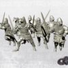 English Knights on foot with sword - x5