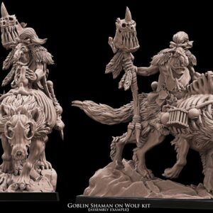 Goblin Shaman on Wolf multi-part hero - 1x