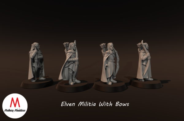 Elven Militia With Bows - x1