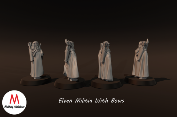 Elven Militia With Bows - x1