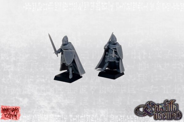 Late Crusader Knights on Foot - x5