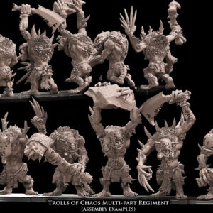 Trolls of Chaos multi-part regiment - 5x