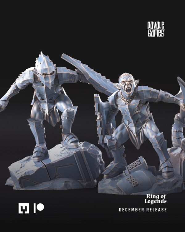f926a9f562b168167aa56fac700b6f60.jpg Goblins of the cave - Warriors with sword and shield - 10x