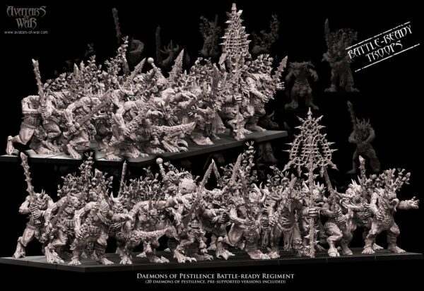 fa8e5287200c51d6e756ec30237f97ed.jpg Daemons of Pestilence Battle-Ready regiment - 5x
